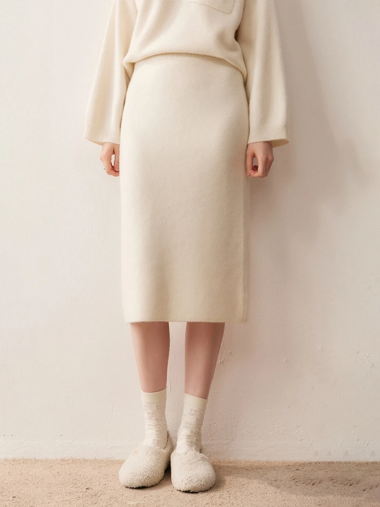 Cashmere skirt comfort