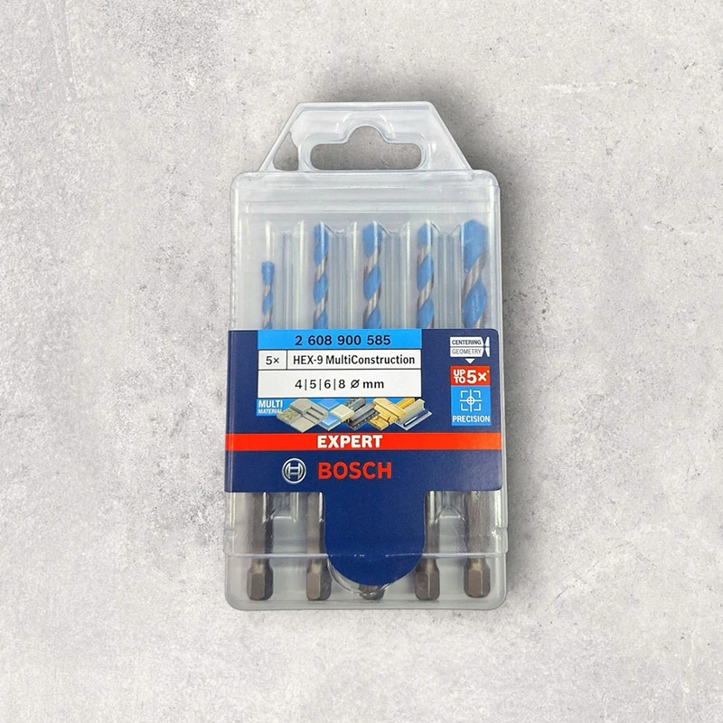 Drill Bit Set 5Pcs Bosch Hexagonal Twists