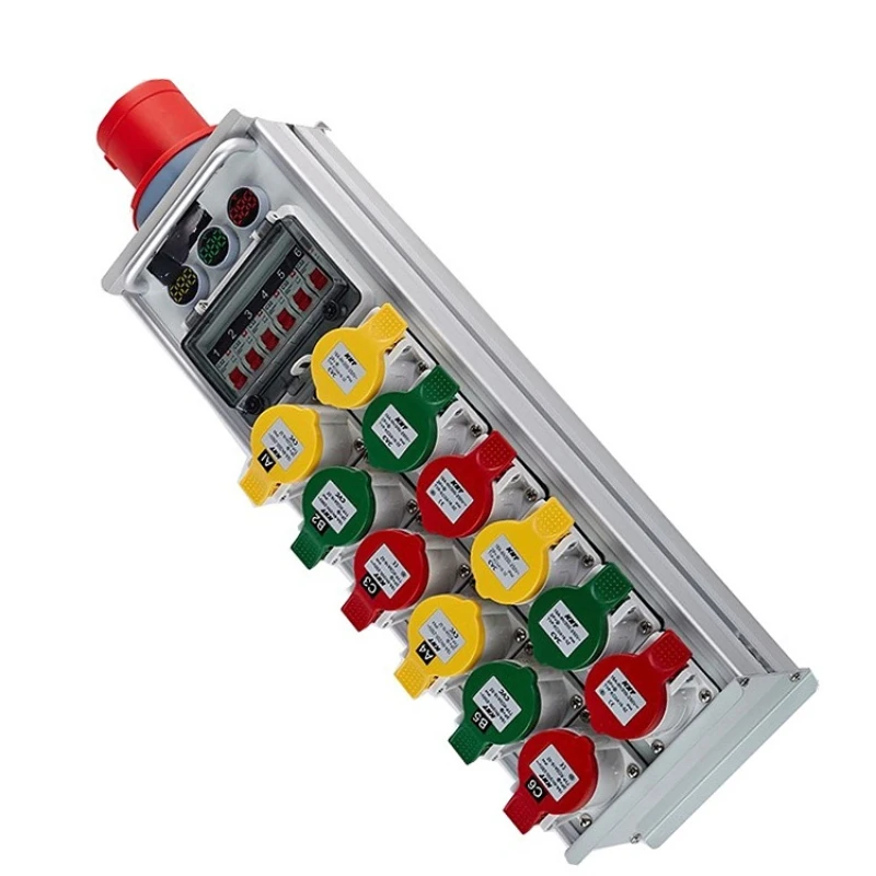 

63A Inlet Aviation Plug Power Supply Direct Box Small Electricity Box Portable Stage Lights Everbright Screen Wiring