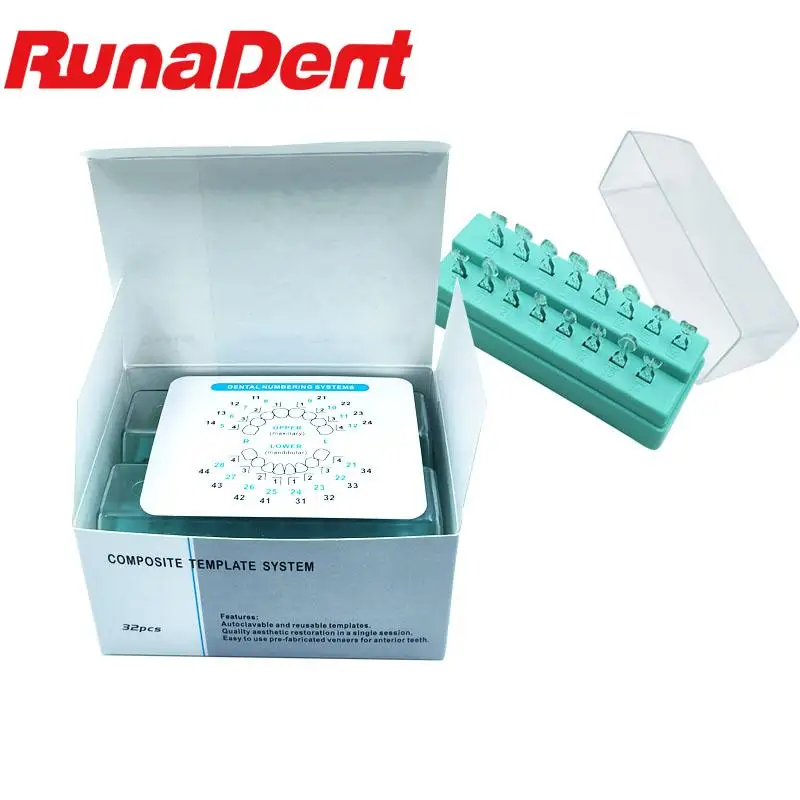 

Dental Veneers Mould Kit Composite Resin Mold Porcelain Teeth Veneer Aesthetic Mould Composite Anterior Tooth Whitening Tool