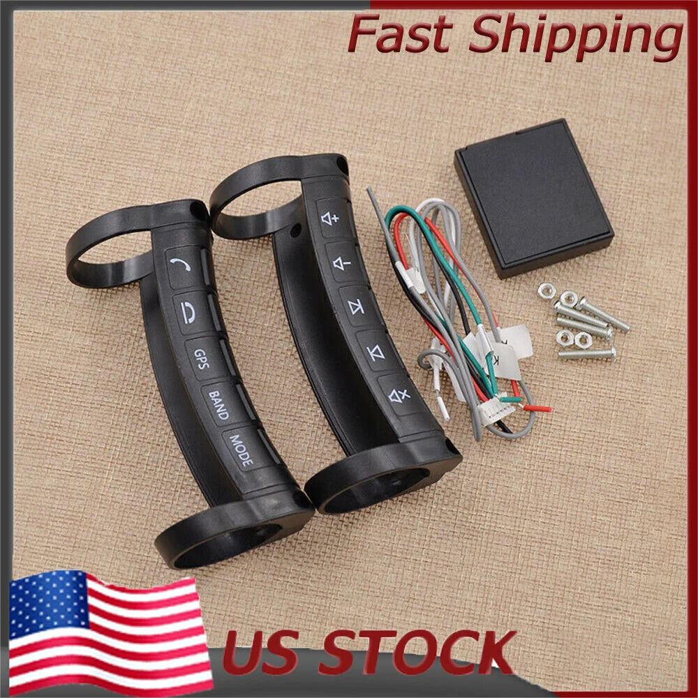 1SET Remote Control Button Car Audio Wireless Bluetooth Steering Wheel ...
