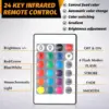 12 Pcs 3D Night LED Light Lamp Base 16 Colors Decorative Light Show Display Stand with Remote USB Cable for Acrylic Resin Glass 3