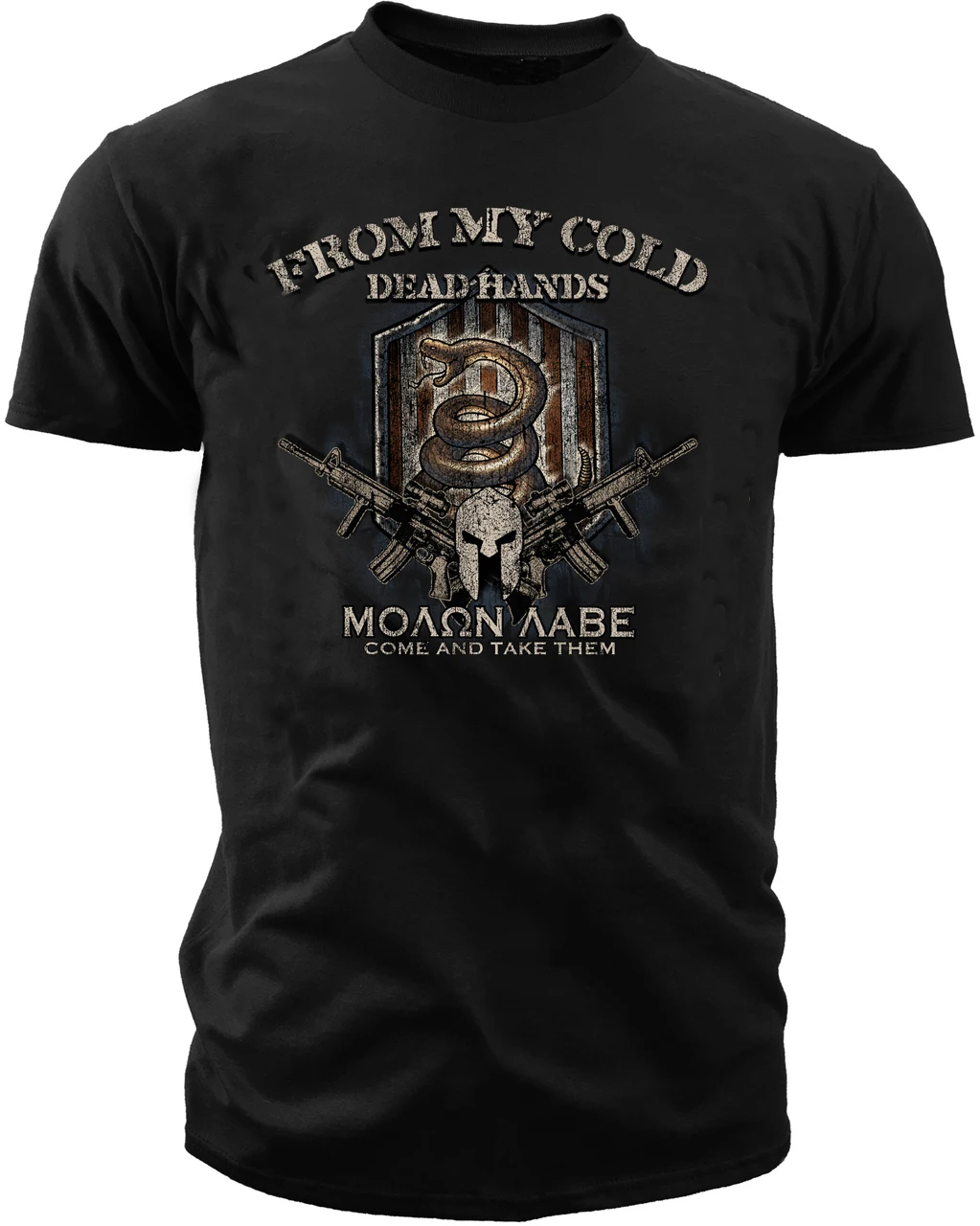 

From My Cold Dead Hands. 2nd Amendment Molon Labe T-Shirt 100% Cotton O-Neck Summer Short Sleeve Casual Mens T-shirt Size S-3XL