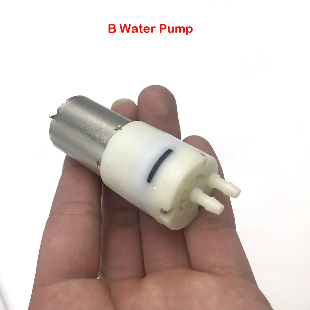 Micro 370 Water Pump DC 3.7V 5V 7.4V 12V Diaphragm Pump Self-priming 750ML/Min Electric Carbon brush Small Water 1PCS