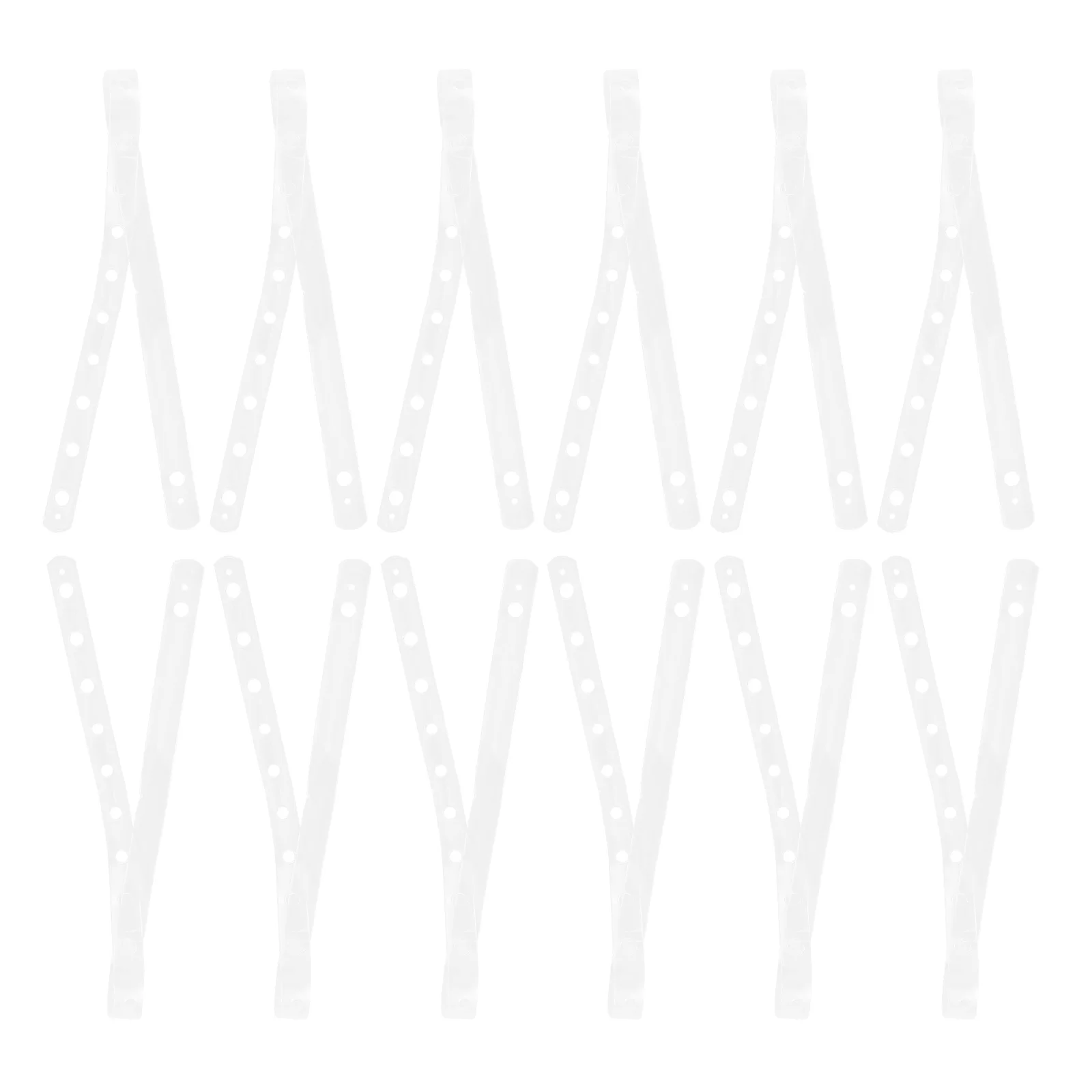 

20pcs Non-slip Plastic Hanger Strips Closet Organizer Coat Hanger Connection Strips