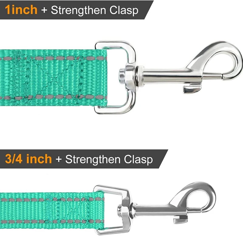 Pet Reflective Traction Rope Nylon strong traction rope Small medium and large sized dog gold retriever leash 120/150/200/300 cm dog leash,pet accessories