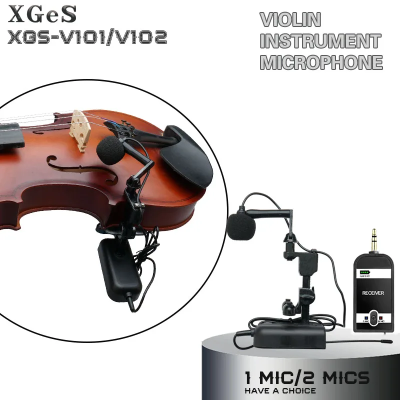Wirelessmicrophoneforviolinperformanceandinstrumentspecificplug