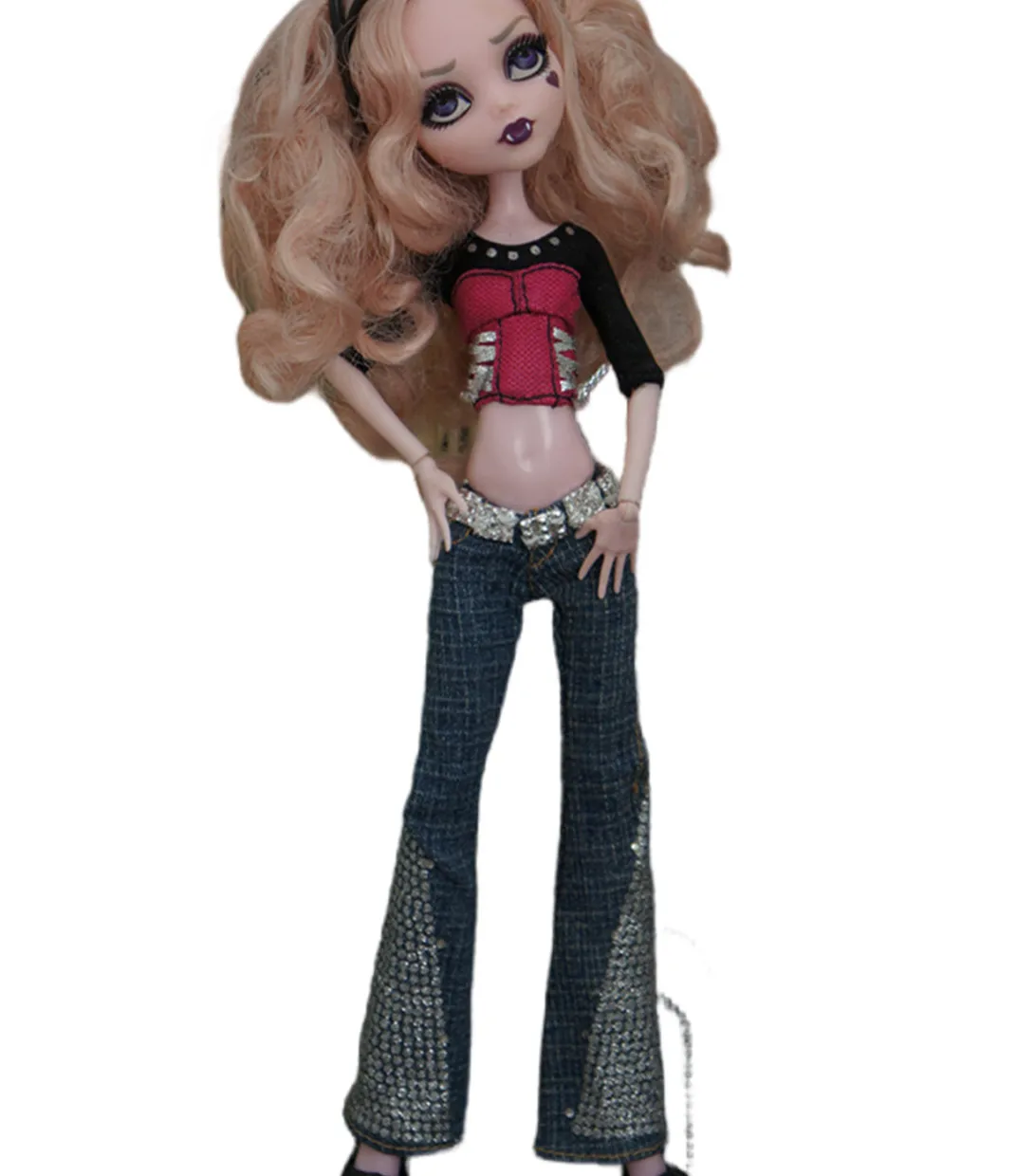 Doll clothes set Monster High Doll Clothes Slim Doll Handmade Quality Clothing Set Outfit Decors Slim Body 1/6 Quality Clothes Dress