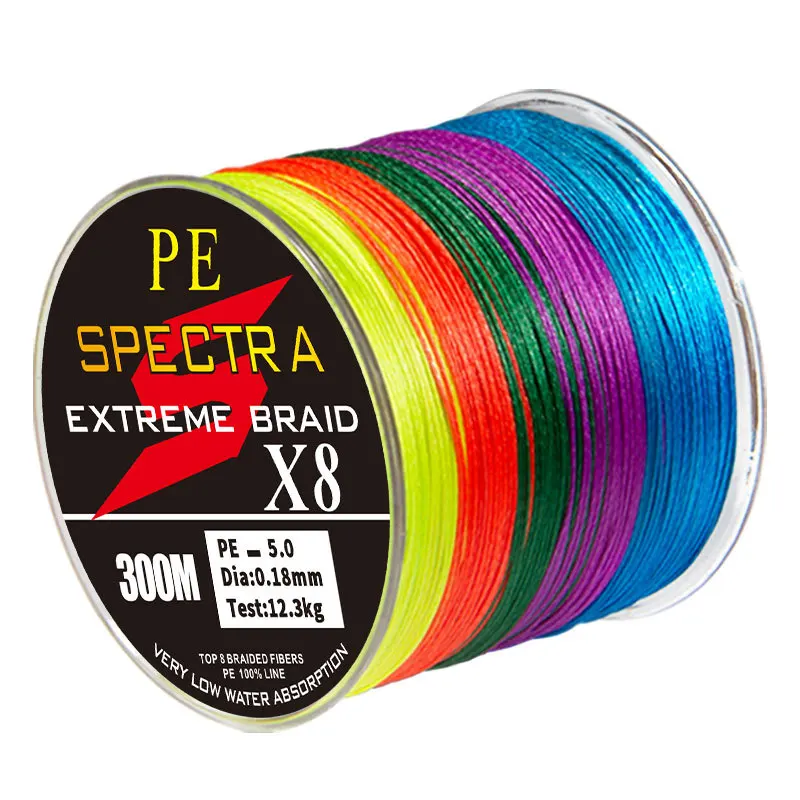 Extreme Braid Fishing Line 100/300/500/1000m 4/8 PE Wires Braided Line For  Fishing Fly Kite Max Drag Force 50kg Colorful Line - AliExpress