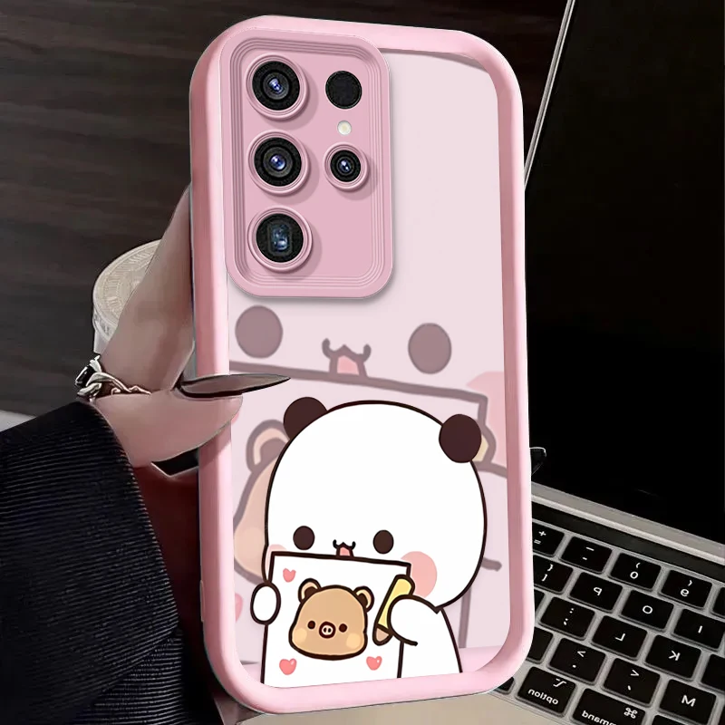 Adorable Dudu Bubu Couple Cartoon Silicone Phone Case