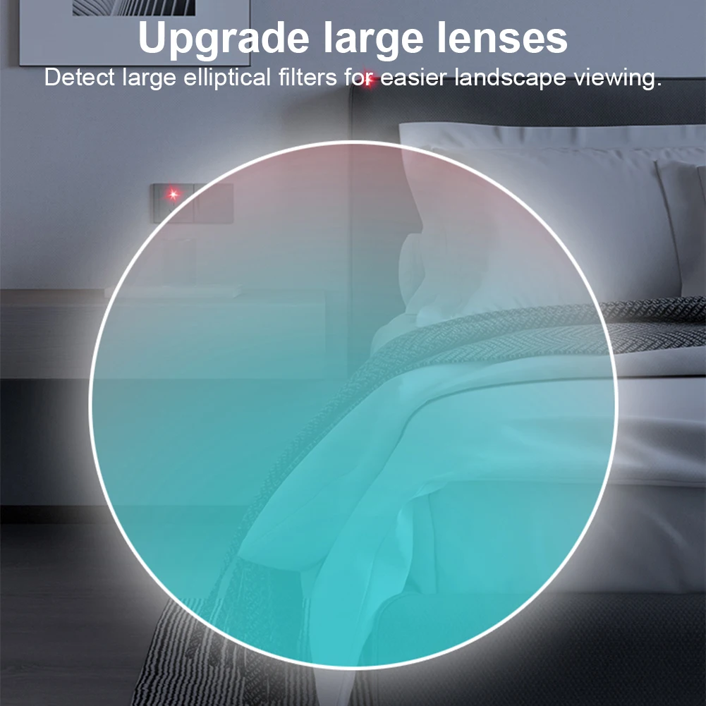 Wireless Hidden Devices Camera Bug Detector Anti-Peeping Hidden Devices Scanner Infrared Camera Finder for Travel Office Hotel
