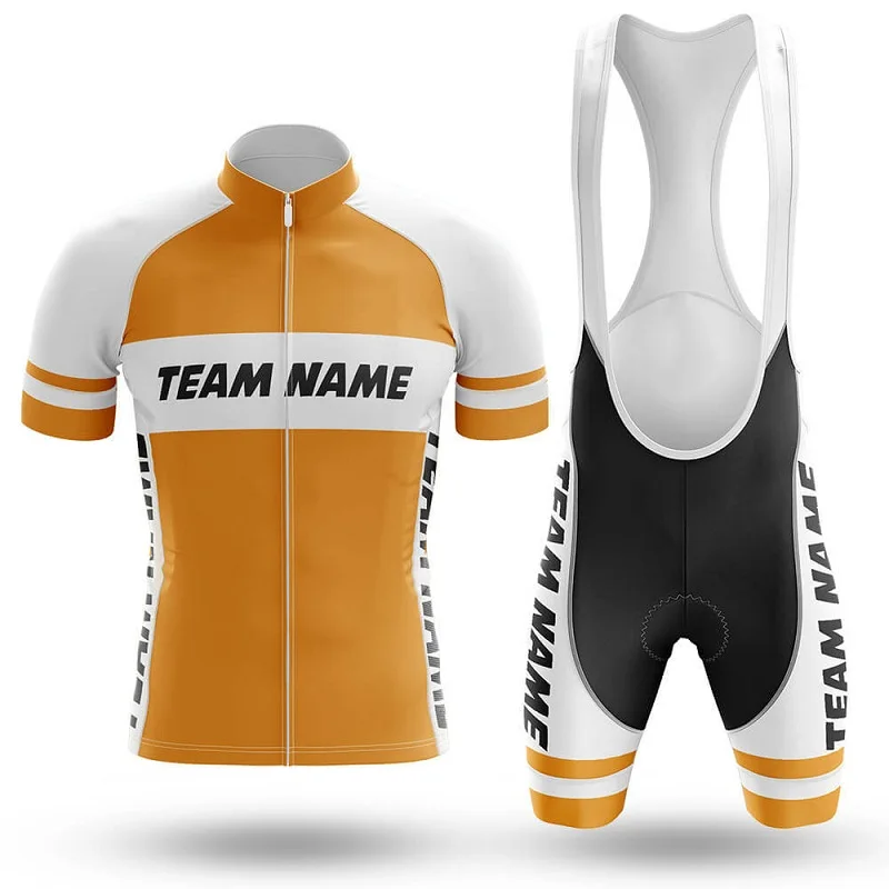 

2022 Custom Team Name M8 - Men's Cycling Jersey And Bib Shorts Suit