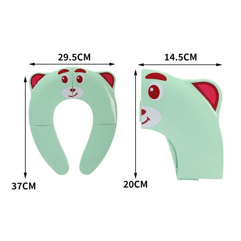 Portable Kids Travel Potty Seat Pad Baby Folding Toilet Training Seat Cover Toddler Urine Assistant Cushion Children Pot Seater 4
