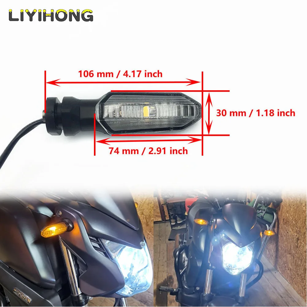 

LED Turn Signal Light For HONDA NC700 NC750 S/X/DCT CTX700 CBR 600RR 650F 500R 400R Motorcycle Flashing Signaling Indicator Lamp