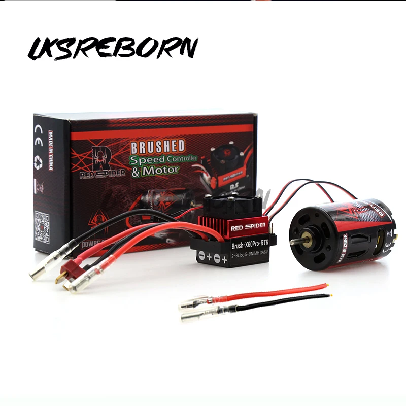 

23T 540 Brushed Motor & 320A ESC Waterproof Electronic Speed Controller For RC Car Boat Off-road On-road Monster Truck HSP HPI