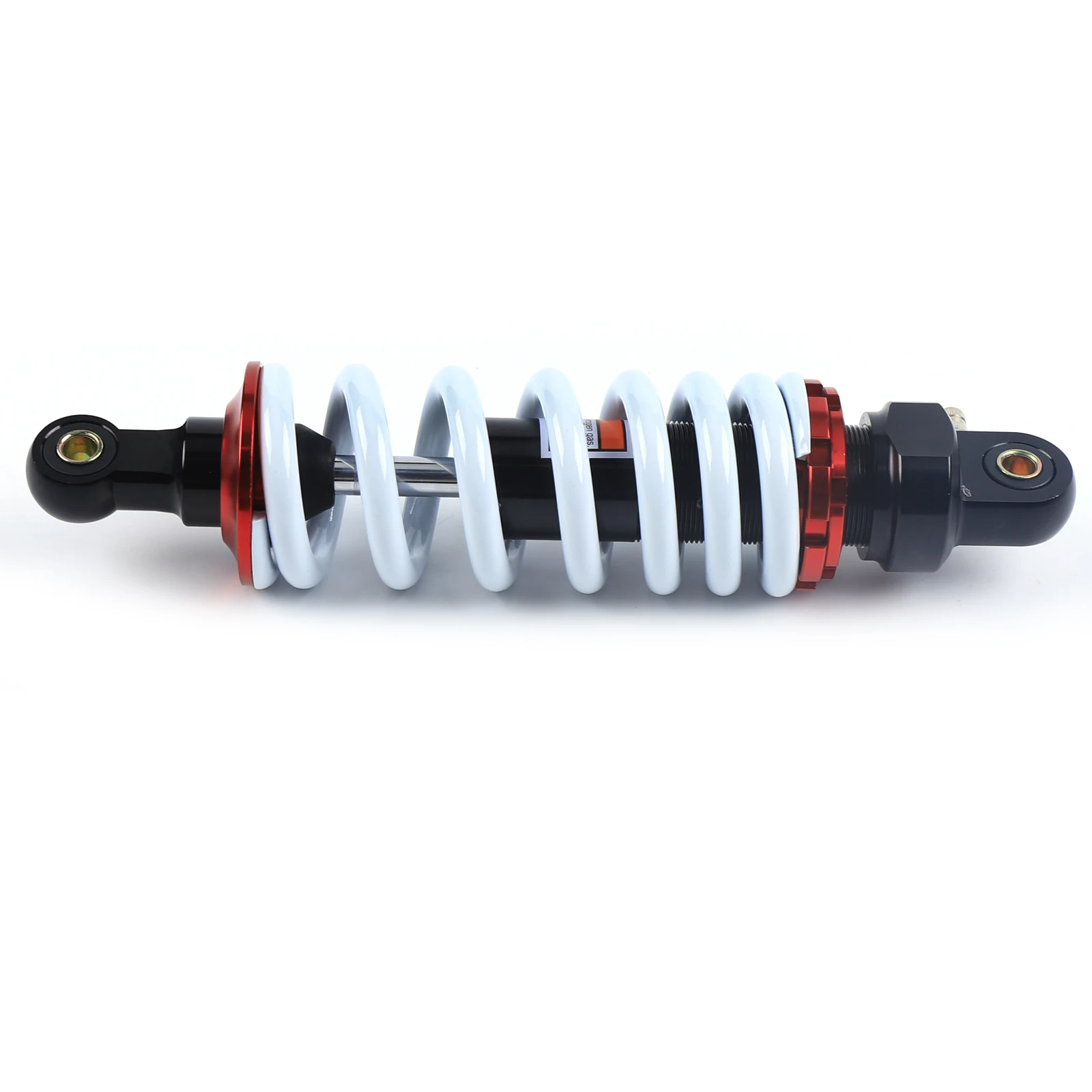 290mm ATV Hinterer Stoßdämpfer, Hochleistungs-980lbs-Federung für Dirt Bike Quad, Aluminiumlegierung Schwarz Weiß Rot – Detail 13