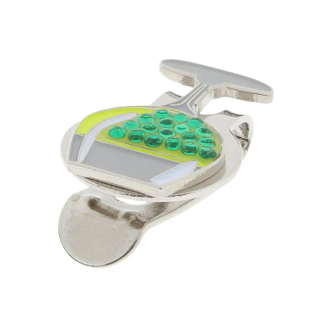 Golf Ball Marker with Standard Hat Clip-Universal for any Hat/Cap/Visor-Choice