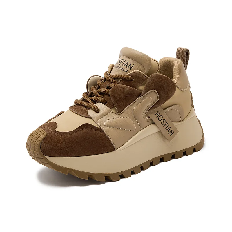 Fujin 6cm New Synthetic Suede Genuine Leather Fashion