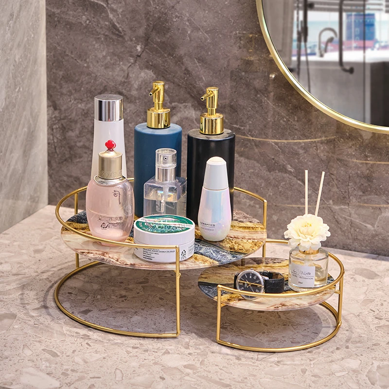 Nordic Marbled Bathroom Tray 2