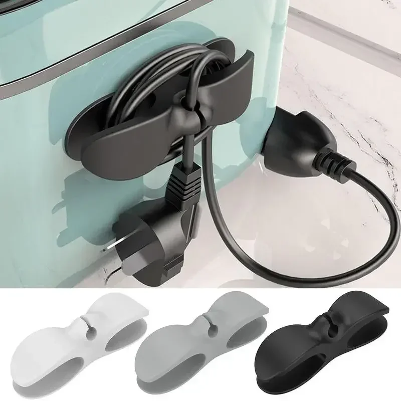 Cable Organizer Kitchen storage wire winder household traceless plug fixed power cord organizer wire and cable management home storage tools