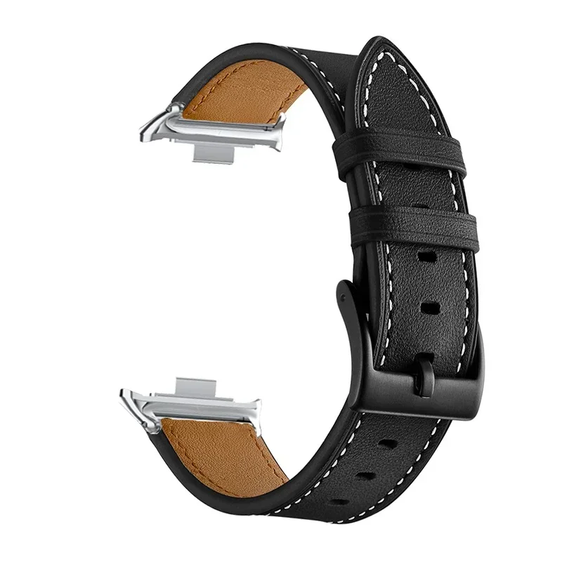 Premium Leather Loop Bracelet for Smartwatches and Fitness Bands