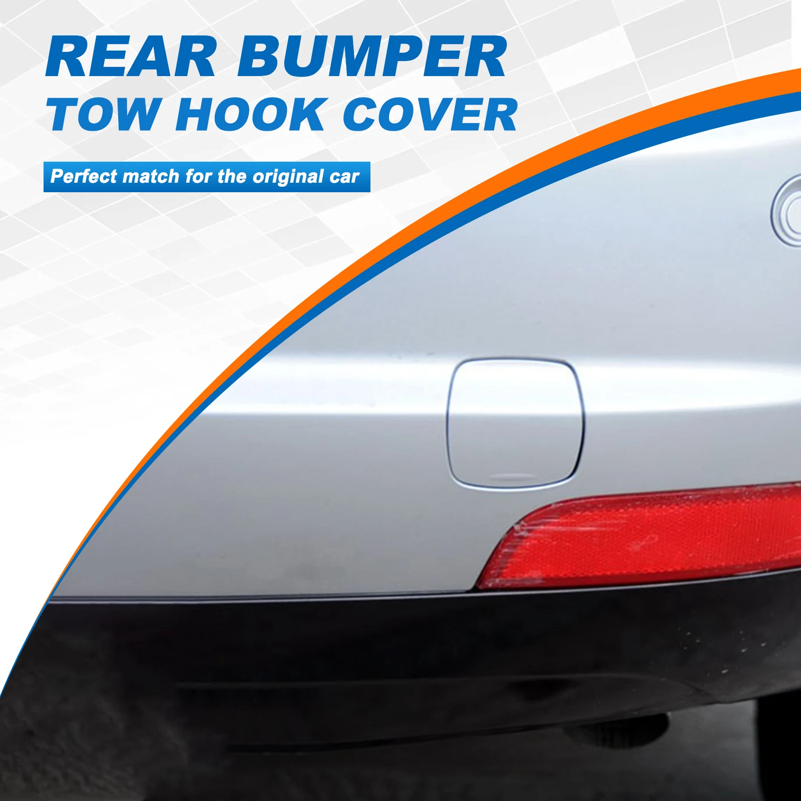 Rear Bumper Tow Hook Cover Cap Eye for Volvo S40 V50 2008 2009 2010 2011 2012 39886337 39886117 30744941