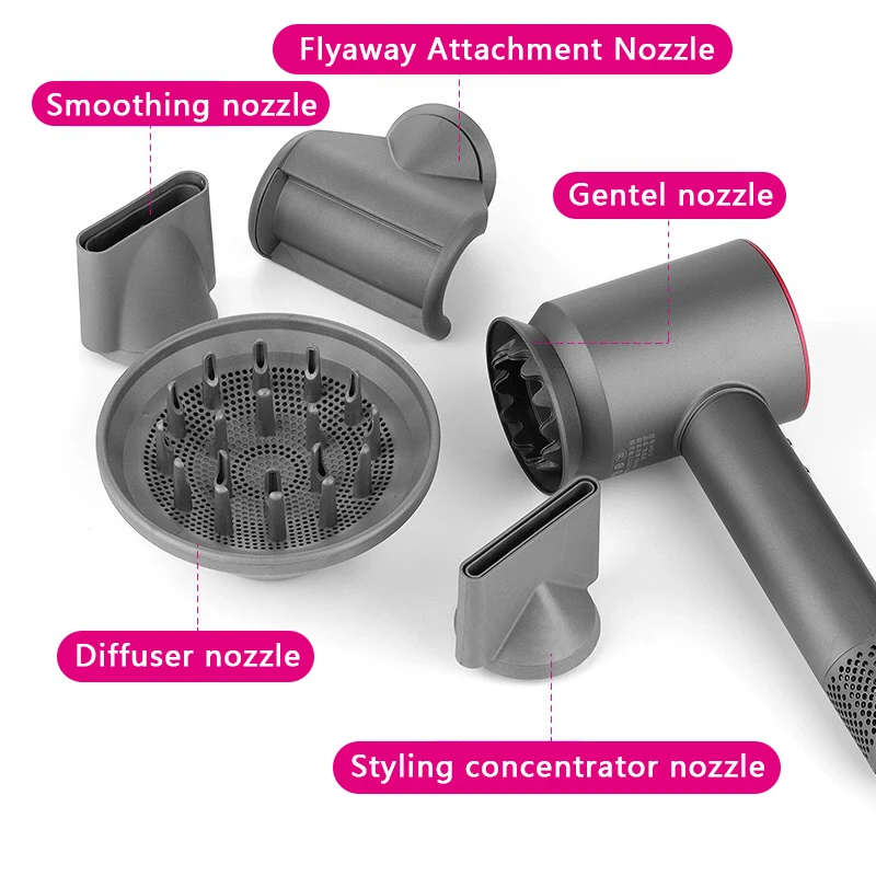 1pc Professional Antiflying Nozzles Attachment For Dyson Supersonic