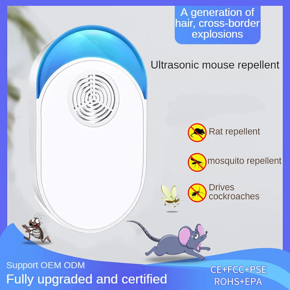 Electronic Fly Killer Eu/Us/Uk Plug Trappola Per Topi Ad Ultrasuoni Portatile Anti-Zanzara Strumenti Per La Casa Repellente Per Zanzare Multifunzional