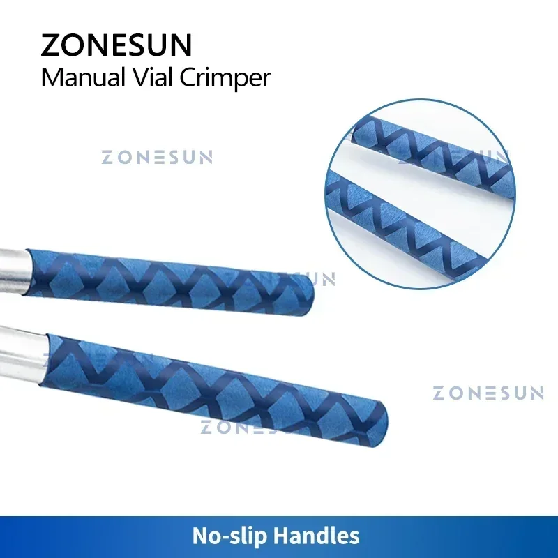 ZONESUN Perfume Bottle Crimper Manual Handheld Vial Capping Crimper Spray Caps Sealing Tool Aluminum Alloy ZS-PBC1 perfume bottle capping tool