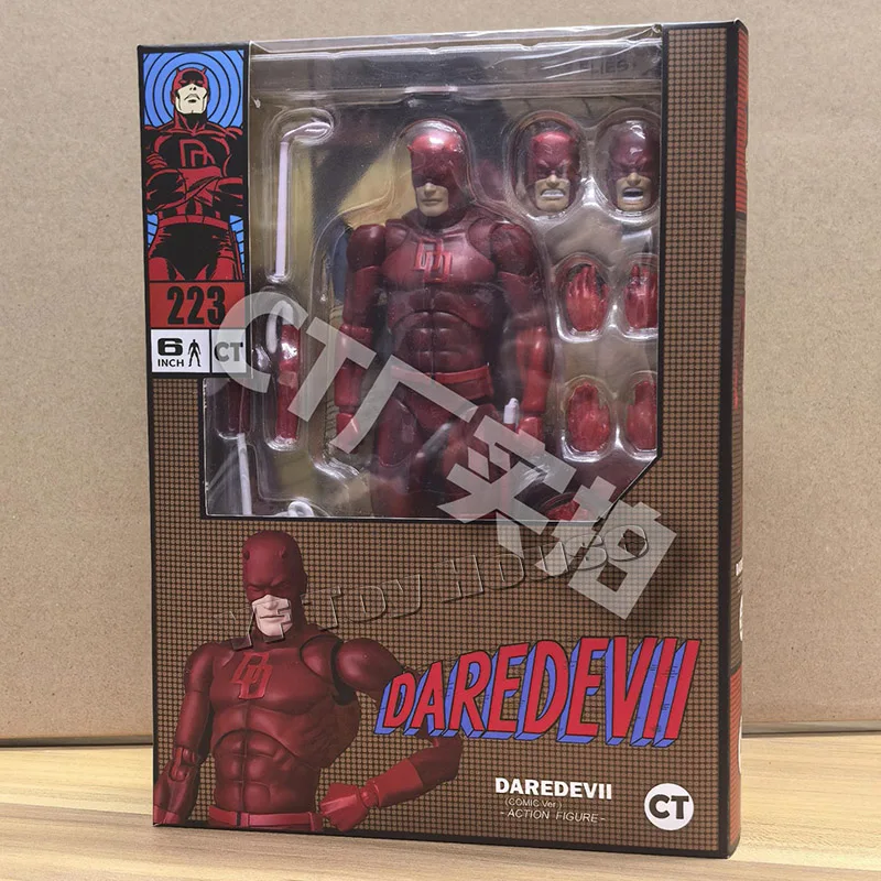 Ct Toys Daredevil Mafex 223 Figure Comic Version Shf Anime Action Figure Figurine Statue Model Custom Toys For Boys Xmas Gifts