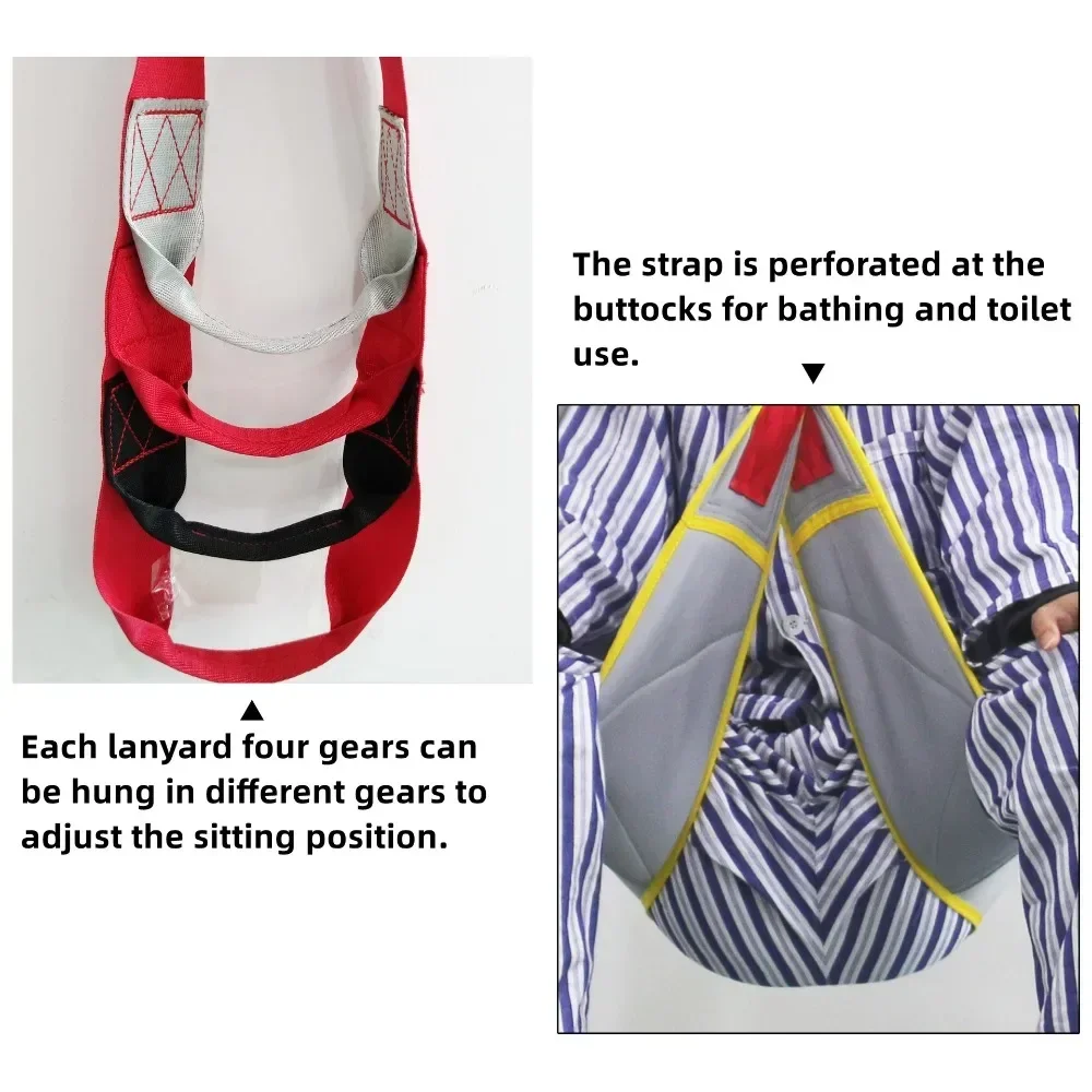 Elderly Lift Sling Nursing Shift Machine Patient Sitting Lifting Sling Disabled Patient Mobile Device Adjustable Assist Straps