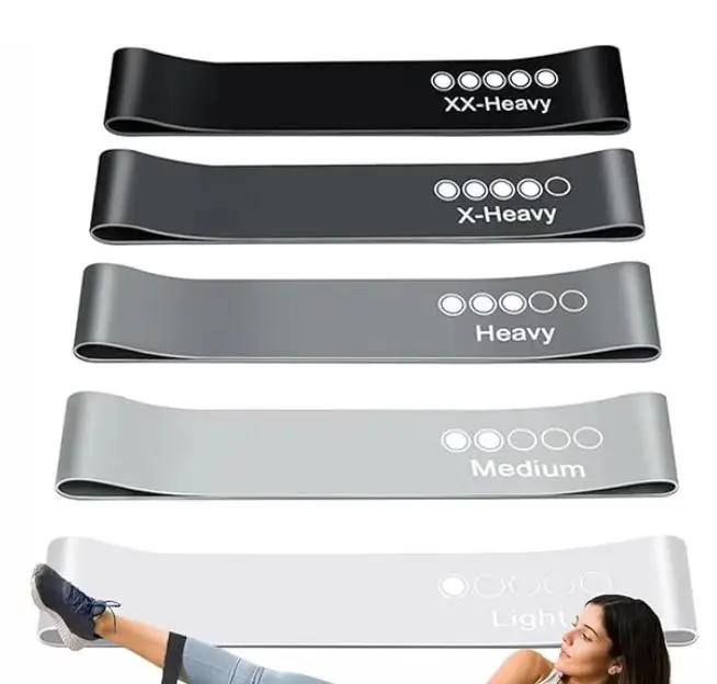 5-Piece Yoga Resistance Bands Set for Strength Training and Body Sculpting