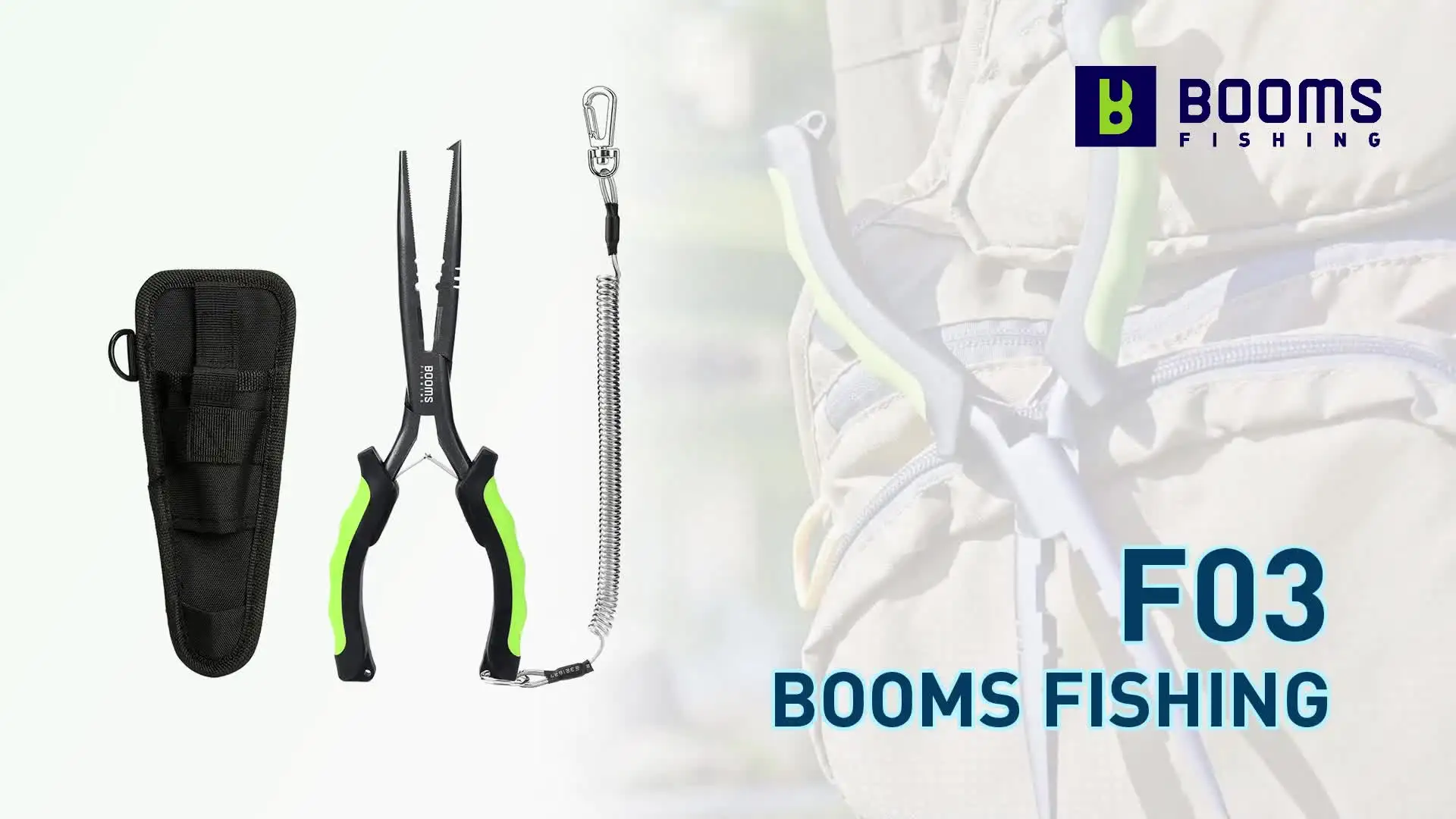 Рыболовные плоскогубцы Booms Fishing F03