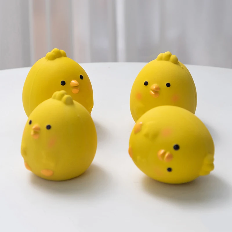 Squeaky Rubber Chicken Toy 2
