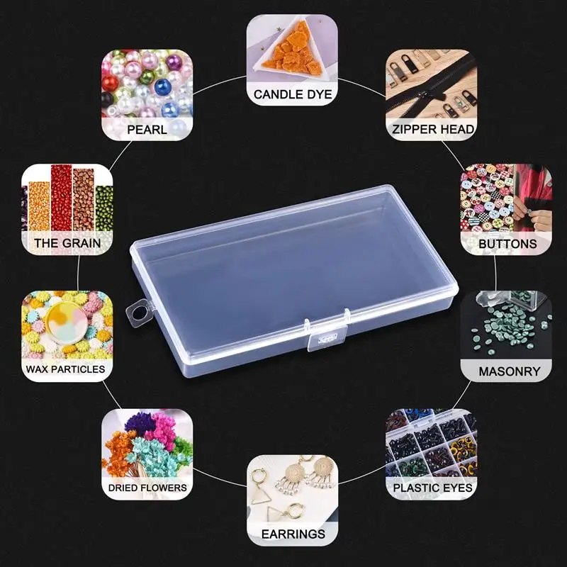 28 Slots Adjustable Plastic Storage Box Storage Box Case For Jewelry Diamond Embroidery Craft Bead Pill Holder Tool