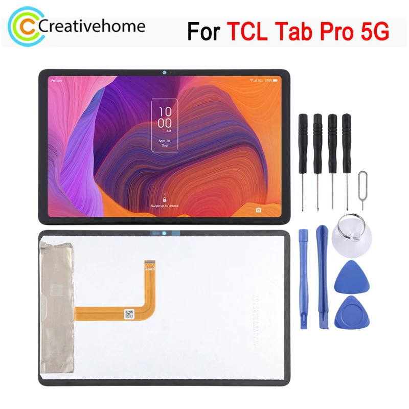 Tela Lcd para Tablet Tcl Tab Pro Display Fhd com Digitalizador Peça de Substituição de Montagem Completa 5g 9198s 10.36