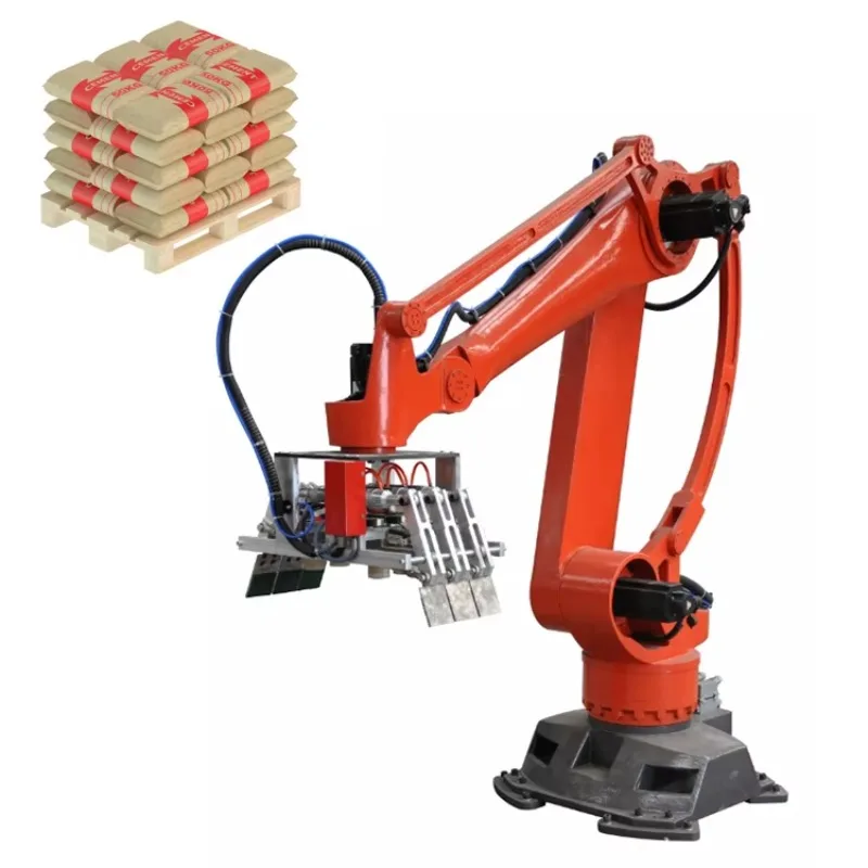 Palletizzatore robot con sistema robotico di palletizzazione personalizzato per l'integrazione automatica del trasportatore dei cartoni - immagine 5