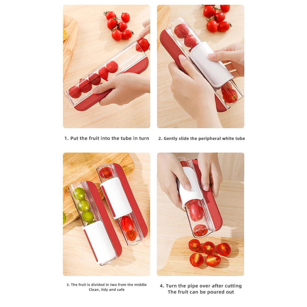 Small Fruit Cutter For Kitchen Portable Multipurpose Fruit Slicers Kitchen Supplies