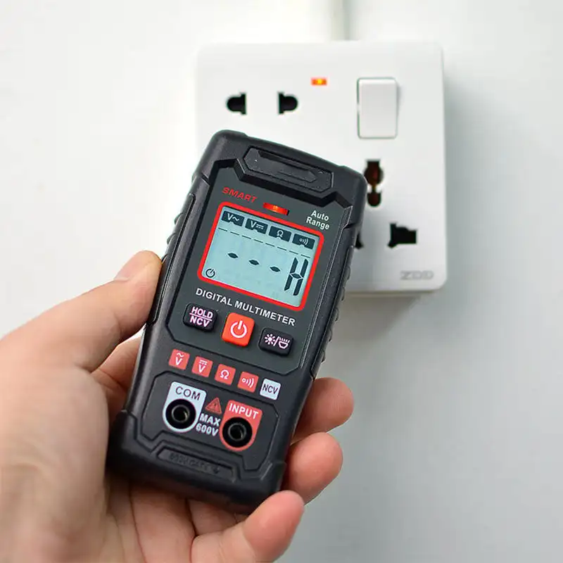 Portable Digital Smart Multimeter High-precision Intelligent Anti-burn NCV on-off AC/DC Voltage Electrician Repair Tools AN109