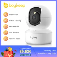 BoyKeep 3MP 5G/2.4GHz WiFi Indoor Home Security IP Smart Pet Dog Camera Automatic Tracking 24/7 Video Surveillance Camera