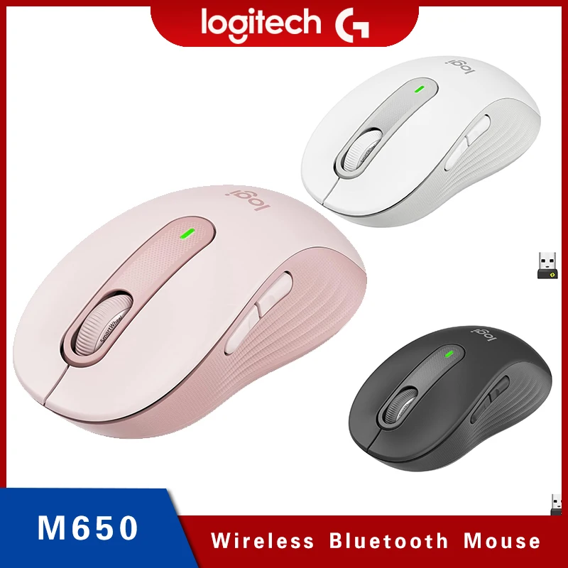 Мышь Logitech M650 Беспроводная с поддержкой Bluetooth и тихим кликом для ПК/Mac/Multi-Device/Chromebook Мышь Logitech M650 Беспроводная с поддержкой Bluetooth и тихим кликом для ПК/Mac/Multi-Device/Chromebook