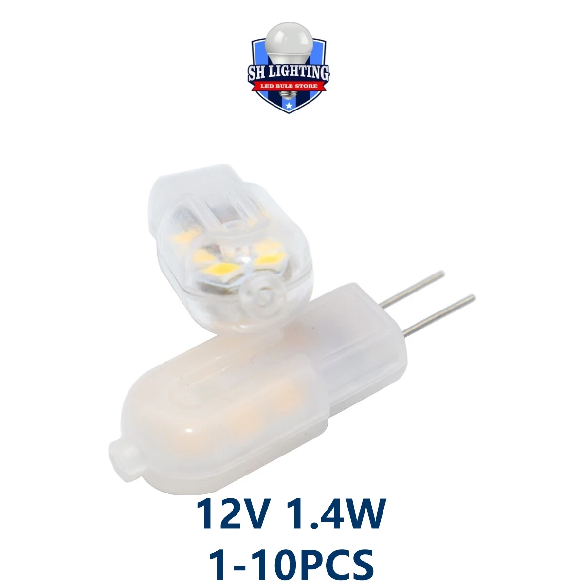 

1-10PCS LED Mini Bulb G4 AC/DC 12V 1.4W High Bright 3000k/4000k/6000k Suitable for Crystal Lamp Living Room and Office Lighting