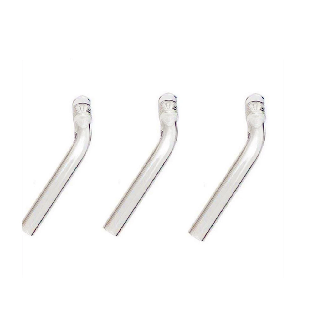 3pcs Air Solo Glass Stem Tube Replacement Accessories Stem for arizer Max 2 90mm Bent Curved hookah accessories glass tube straw