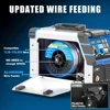 For 200A MIG Welder,110V/220V Dual Voltage multiprocess welder,Gas Gasless MIG Welding Machine,4 in 1 Flux MIG/Solid Wire 4