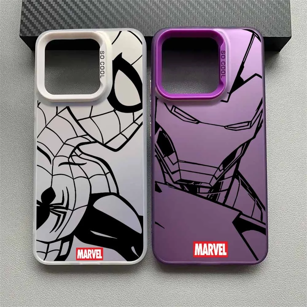 Spider-Man and Iron Man Design Phone Case