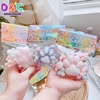 TPR Cat's Paw with Fur Stress Relief Soft Toy Fidget Toy Mini Kawaii Plush Cat Paw Silicone Small Cat Paw Cute Pink Cat Foot 1