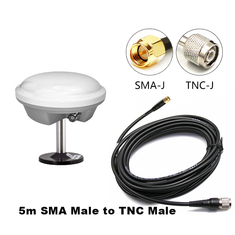 GNSS Antenna Magnet RTK GPS L1 L2 L5 Galileo Glonass BDs Car Roof For Agricultural Mapping AG35 Replace Trimble AG25