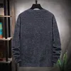 Plus Size Men's Sweater Wool Warm Pullovers O-Neck Knit Winter Fit Tops Male Thick Knitwear Mens Bottoming Shirt 8XL 7XL 6XL 5XL 5