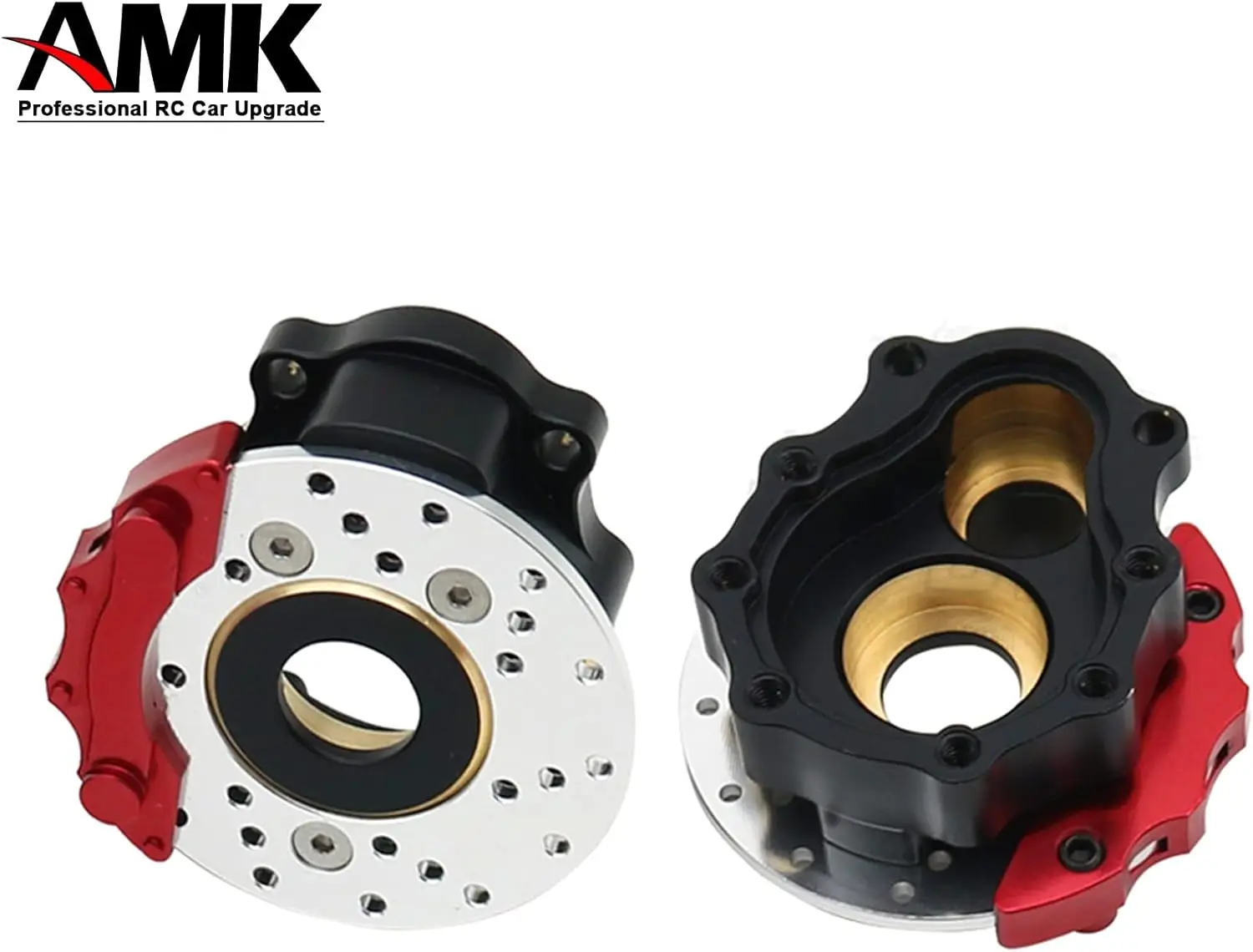 COOWOO Brass Front C-Hubs (2pcs) - Counterweight Caster Block Upgrades For TRX4, TRX6 RC Crawler Cars - View #3