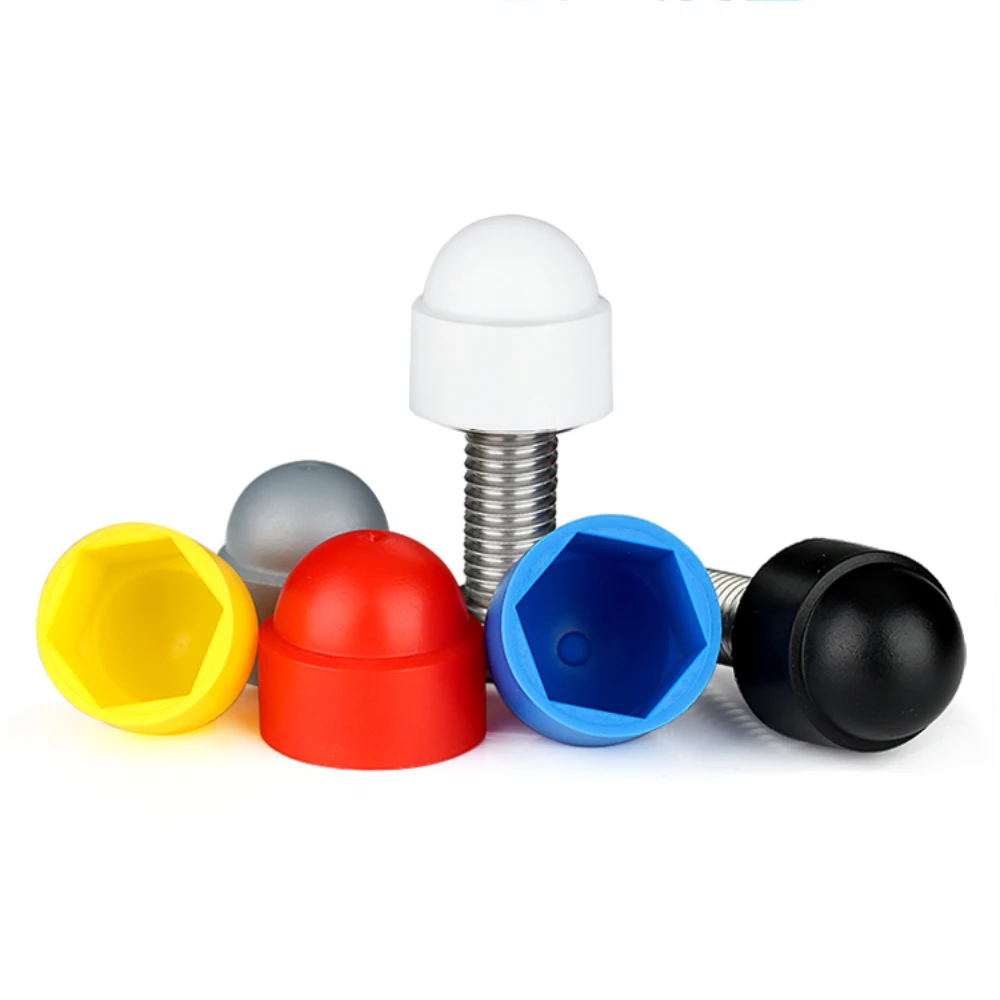 

20PCS outer hexagon screw protective cover decorative nut dust cap cover ugly dust-proof anti-rust protective sleeve insulation